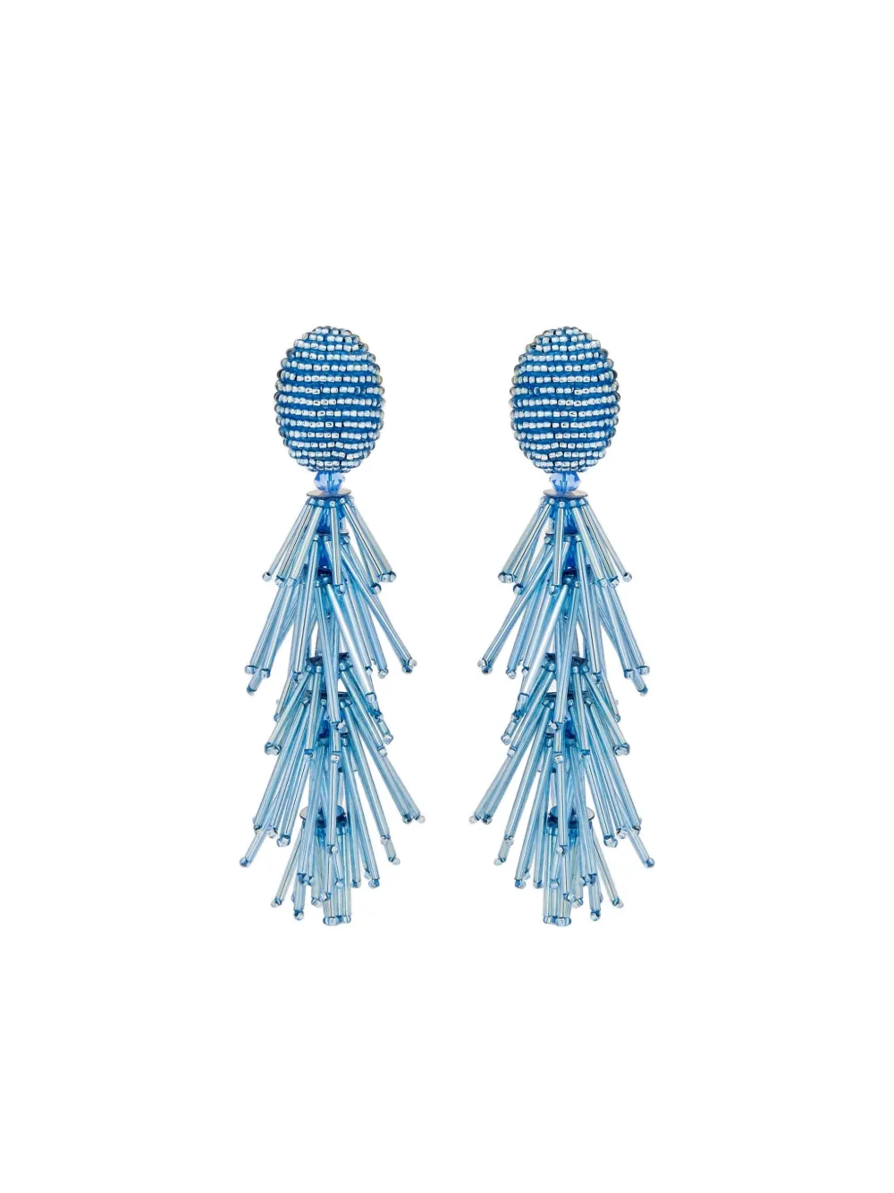 Oscar de la Renta Orecchini con nappa - Blu