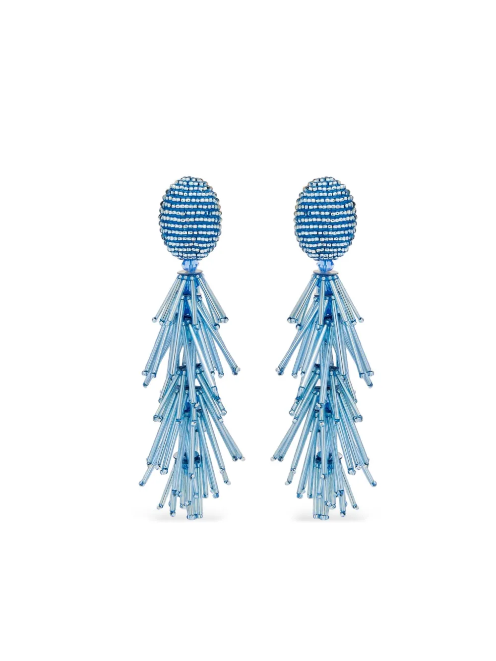 beaded tassel earrings