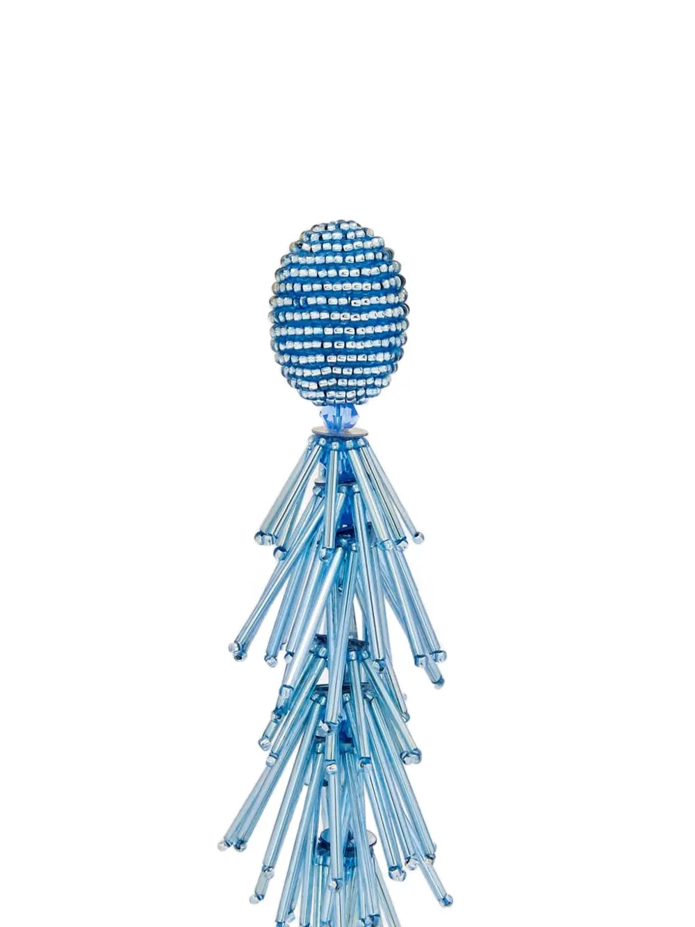 Oscar de la Renta Oorbellen met kwastje - Blauw