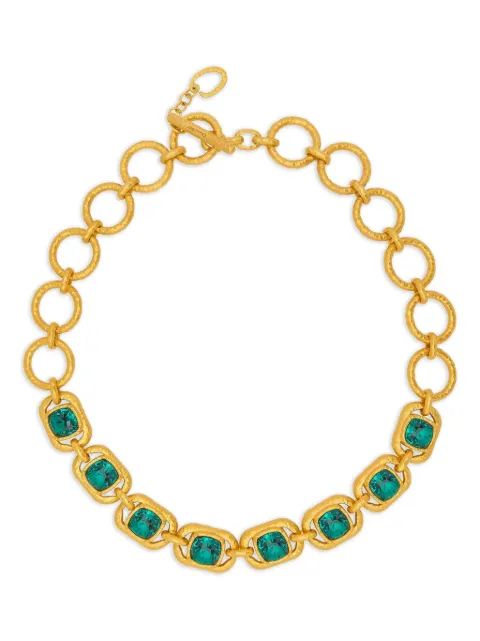 Oscar de la Renta crystal-embellished necklace