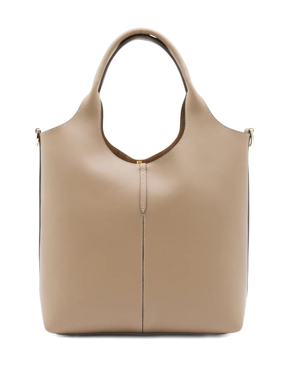 Tod's small top-handle leather bag Beige