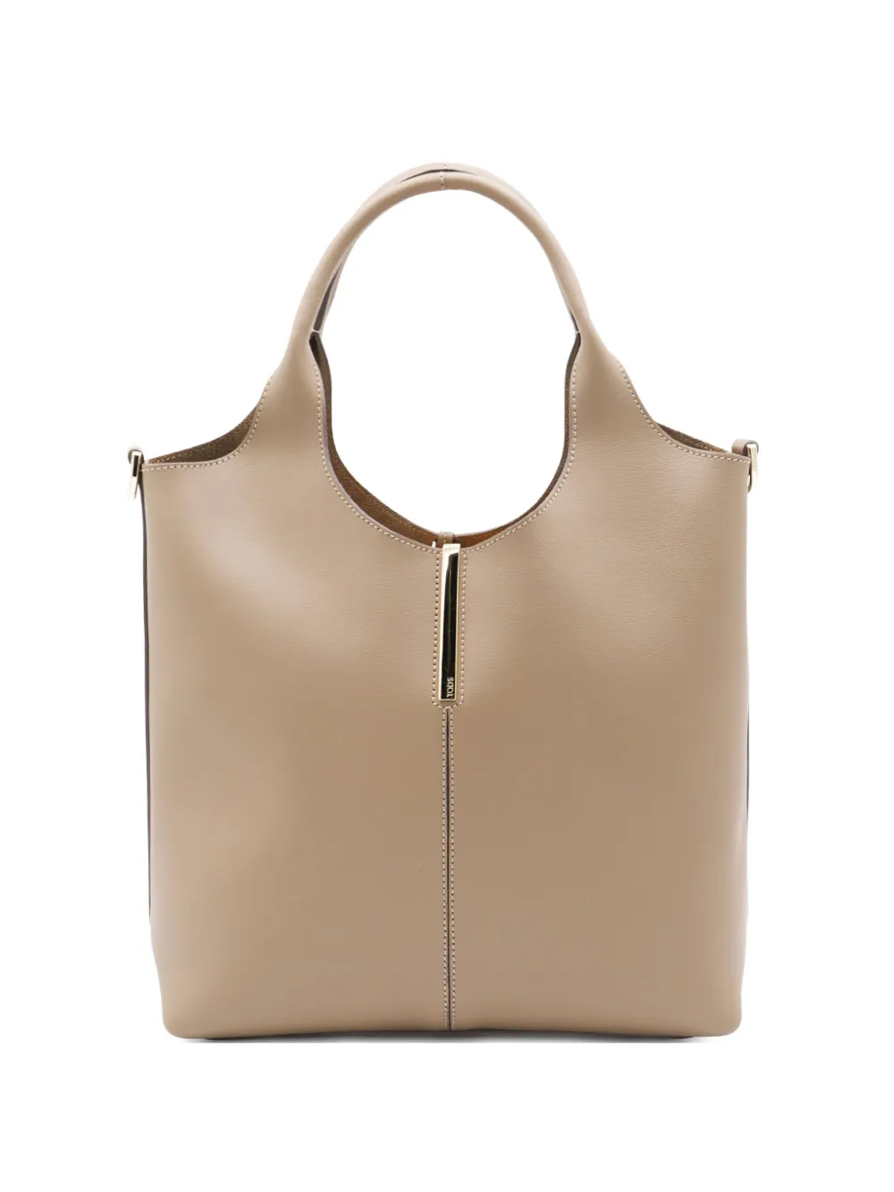Tod's small top-handle leather bag Beige