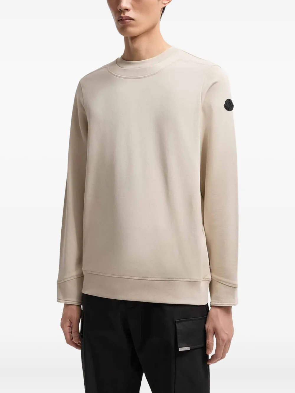 Moncler logo-patch crew-neck sweatshirt | Sweatshirts | Image 2