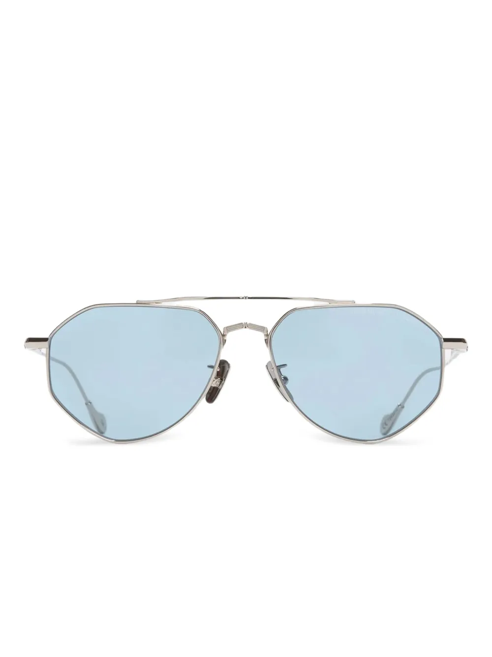 Cutler & Gross x TGF Lynott zonnebril met piloten montuur Zilver