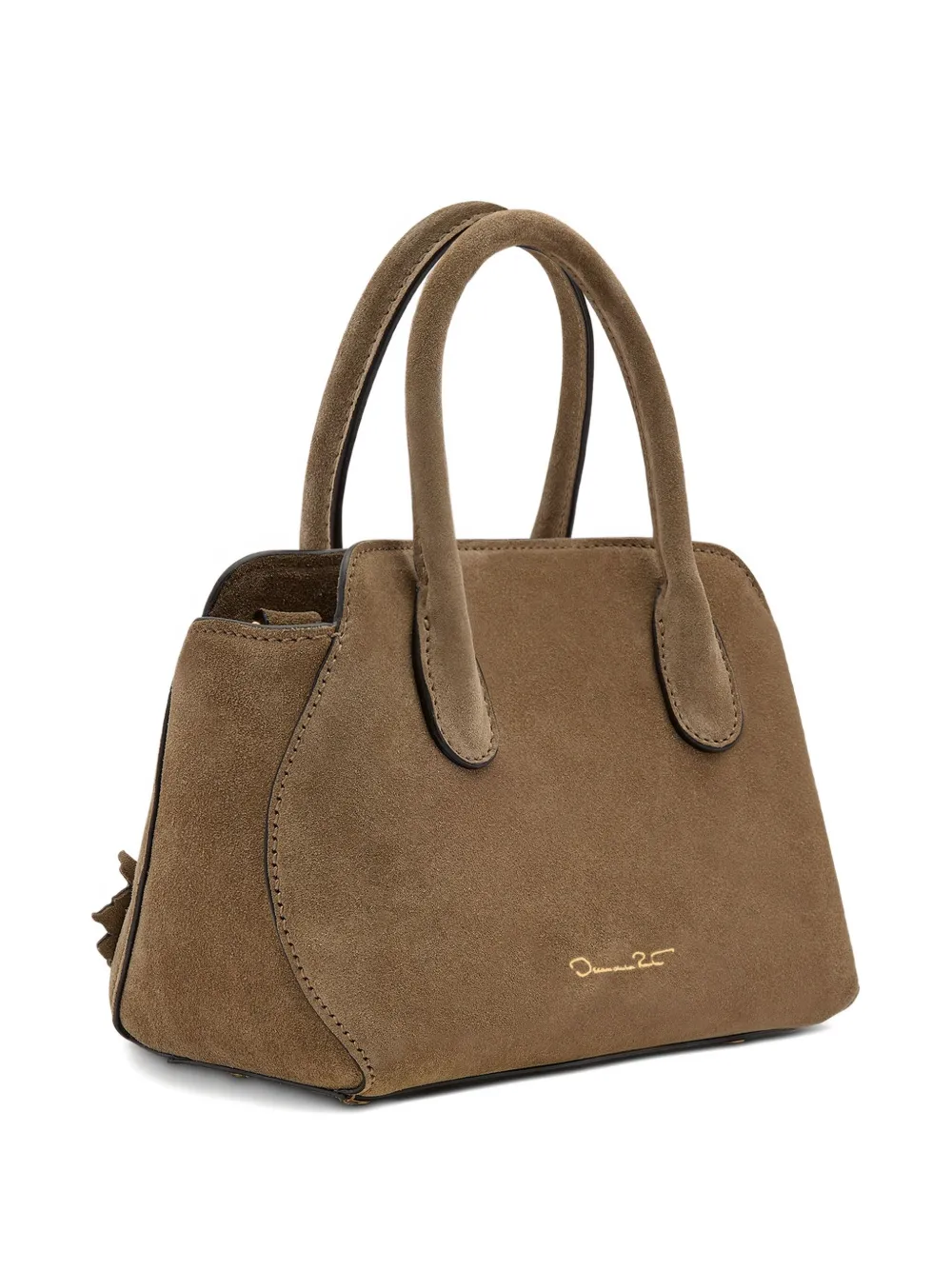 Oscar de la Renta The Mini Ivy suède shopper - Bruin