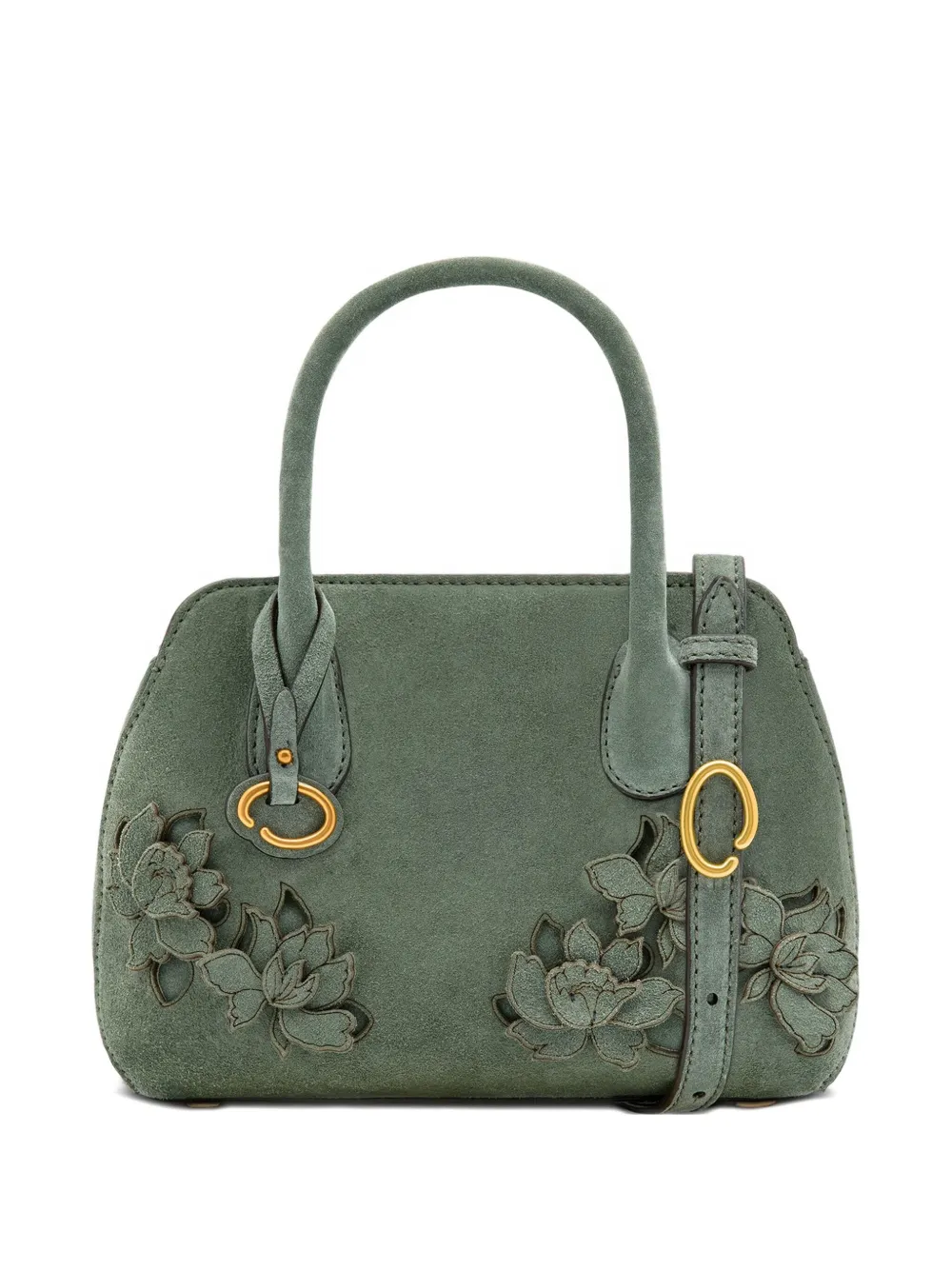 mini Ivy suede tote bag