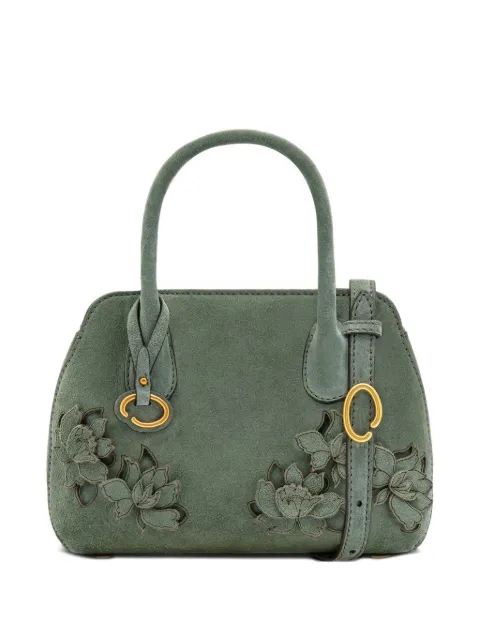 Oscar de la Renta mini Ivy suede tote bag