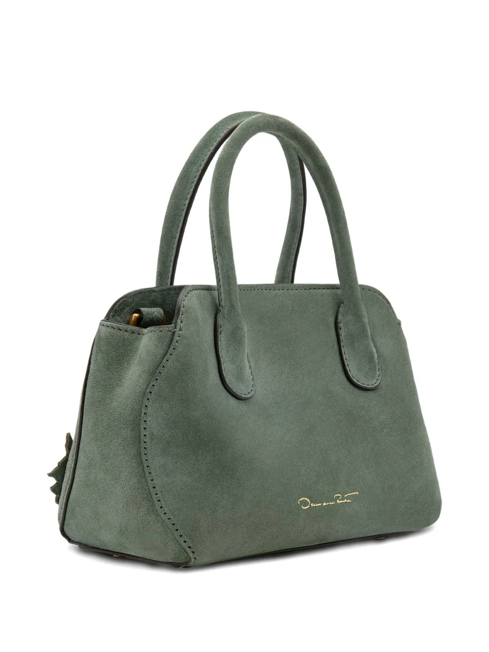 Oscar de la Renta Ivy suède mini-tas - Groen