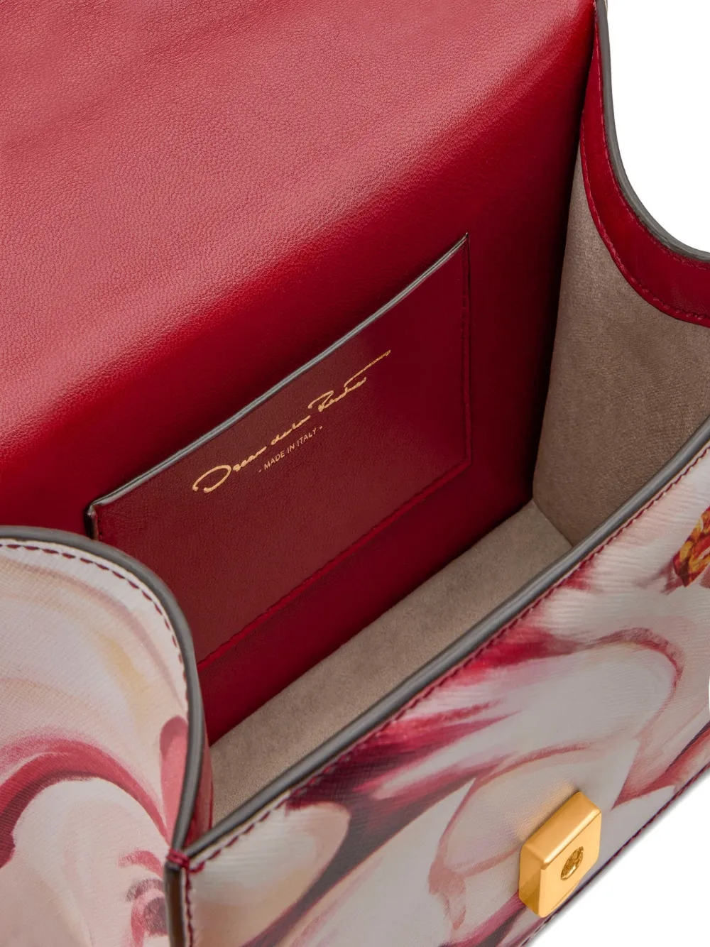 Oscar de la Renta TRO crossbodytas Roze