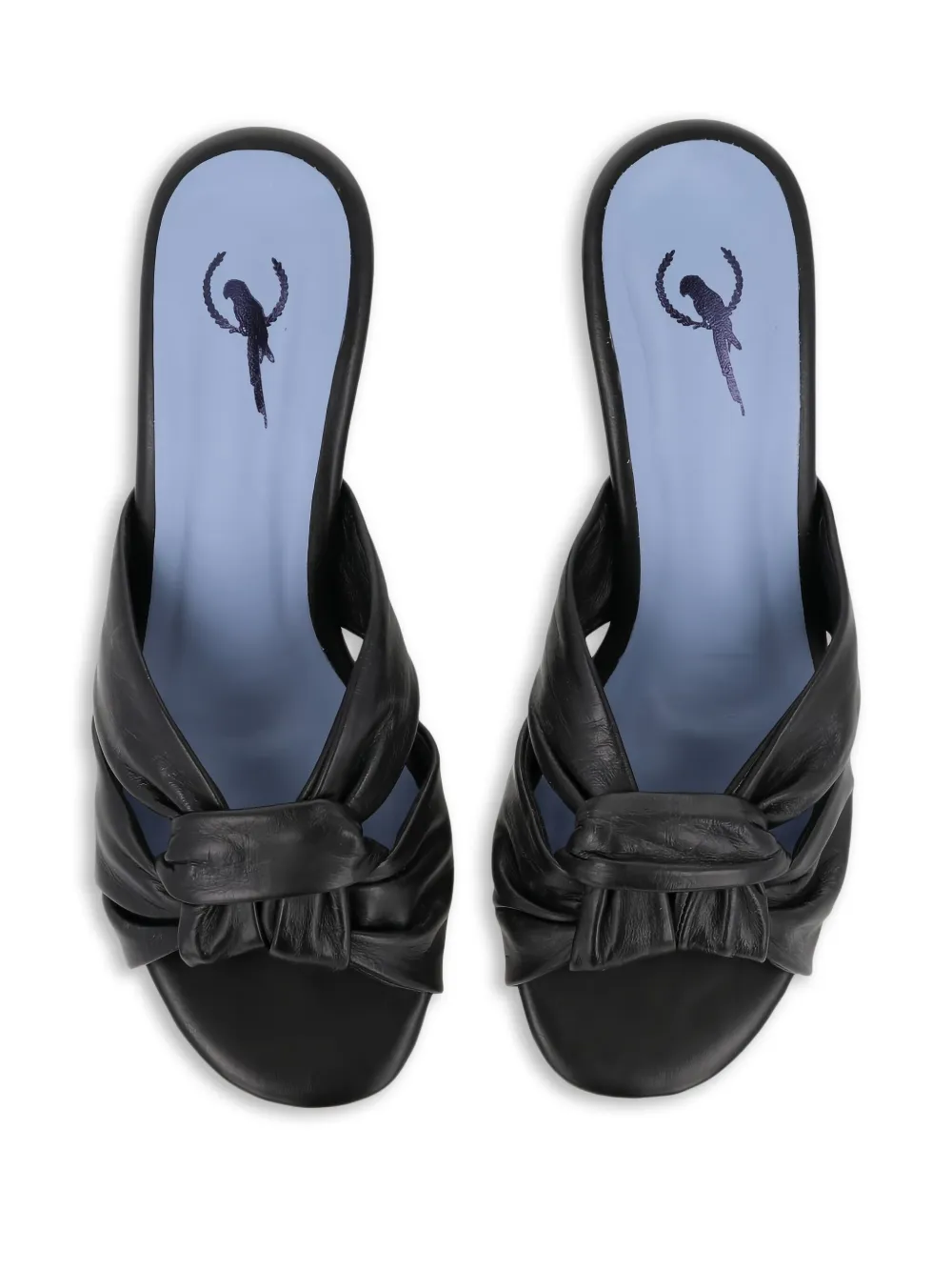 Blue Bird Shoes Knot sandals Black