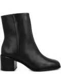 Blue Bird Shoes 50mm Square block-heel boots - Black
