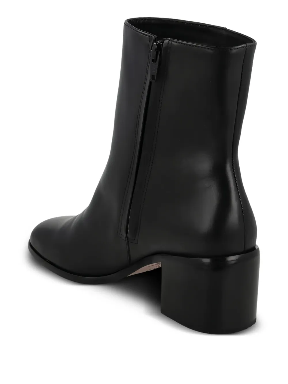 Blue Bird Shoes 50mm Square block-heel boots Black