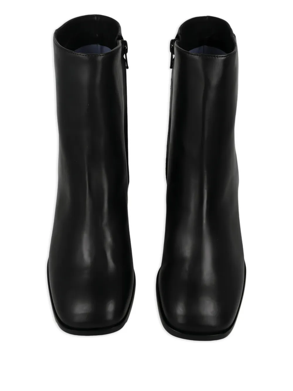 Blue Bird Shoes 50mm Square block-heel boots Black