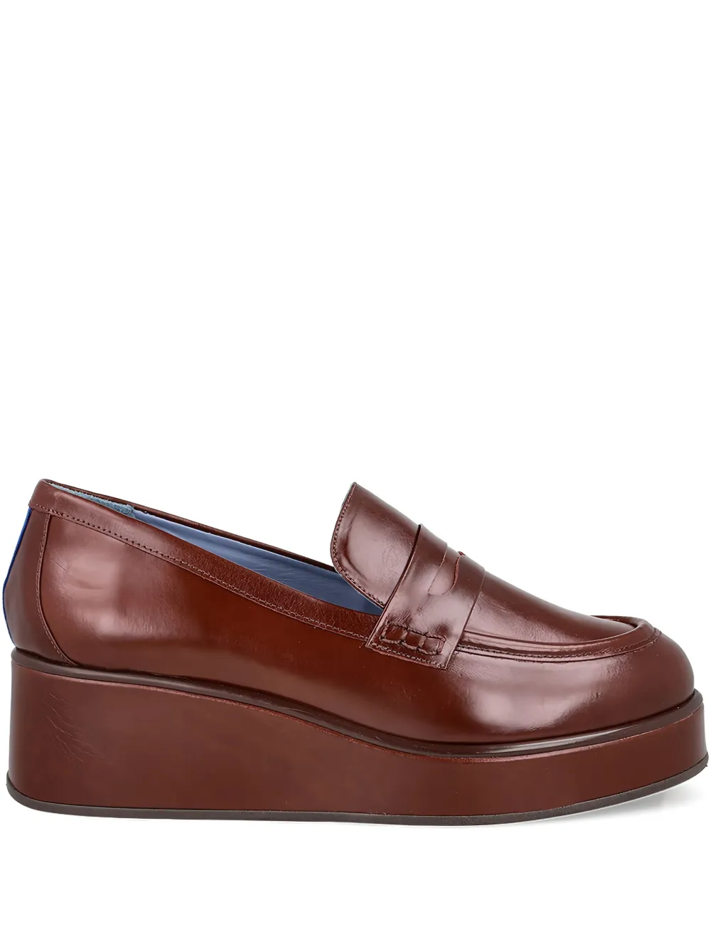 Blue Bird Shoes Leren loafers Bruin