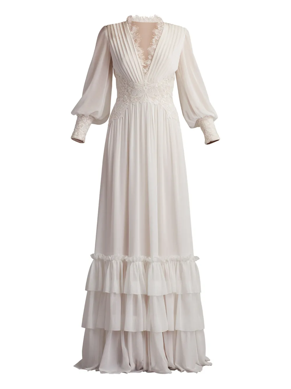 Tadashi Shoji Jurk met kant Wit