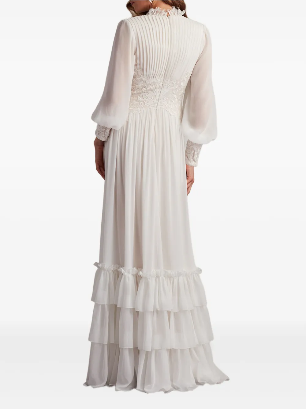 Tadashi Shoji Jurk met kant Wit