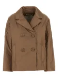 Max Mara Camelia padded double-breasted jacket - Brown