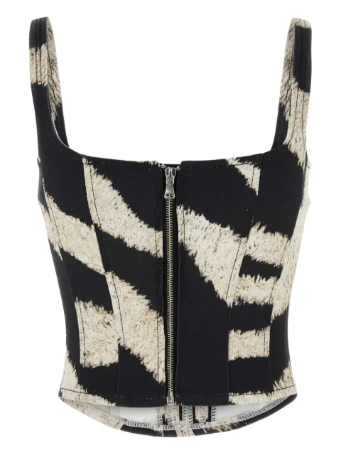 Giuseppe Di Morabito zebra-print corset