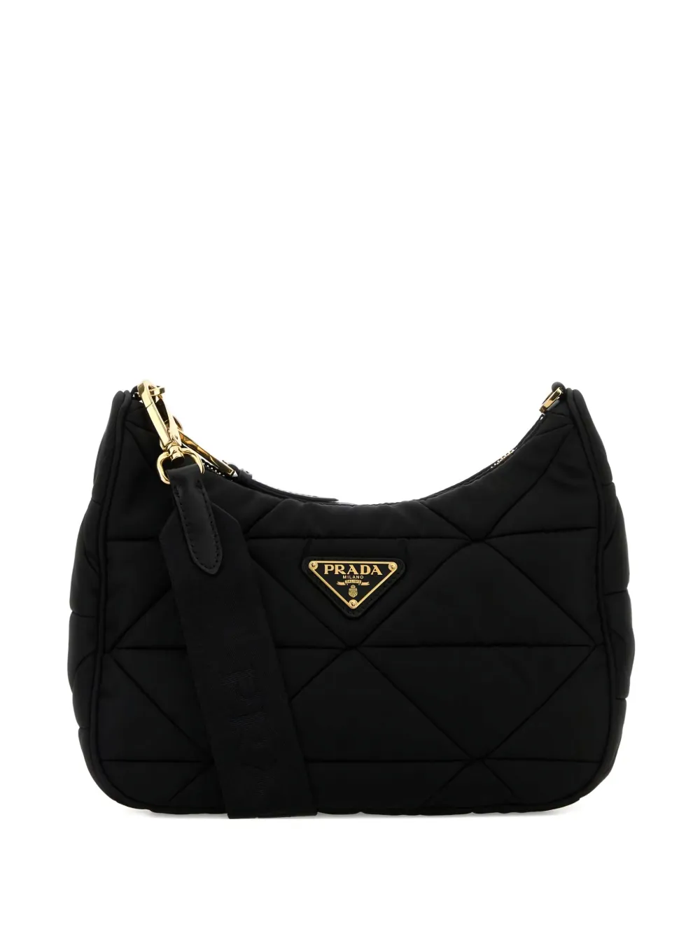 Prada Re-Nylon quilted shoulder bag Zwart