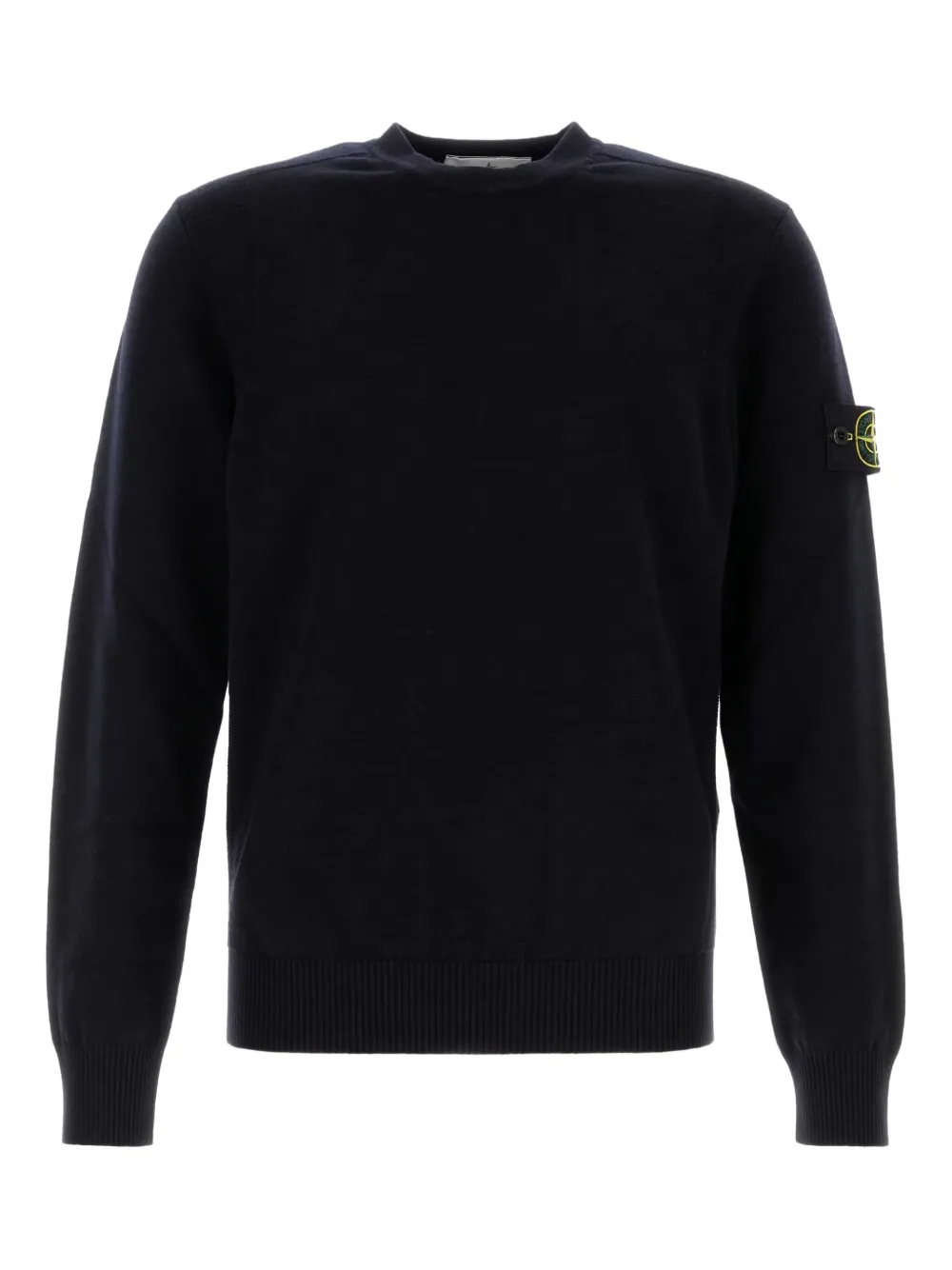 Stone Island Trui met Compass-logopatch Zwart