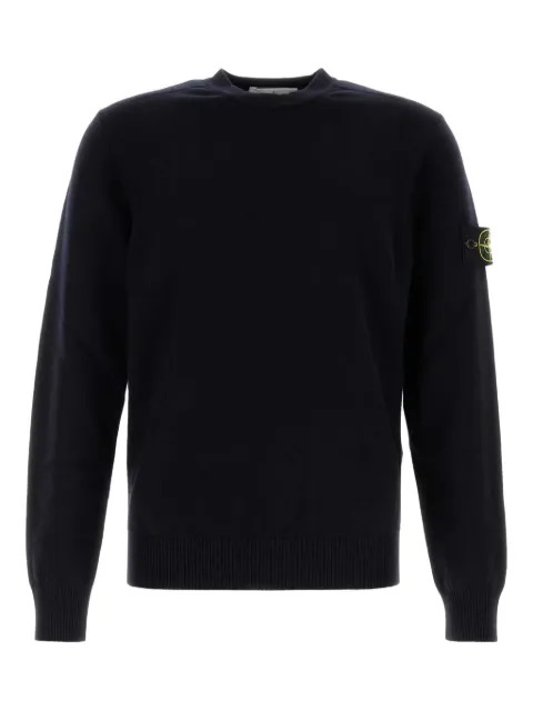 Stone Island Pullover mit Kompass-Patch