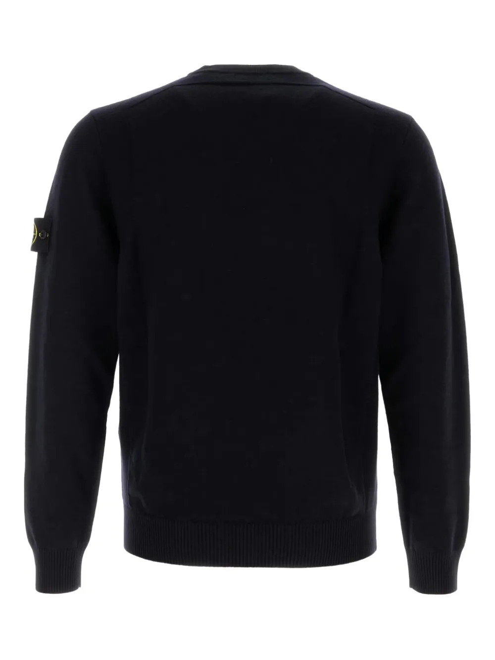 Stone Island Trui met Compass-logopatch Zwart