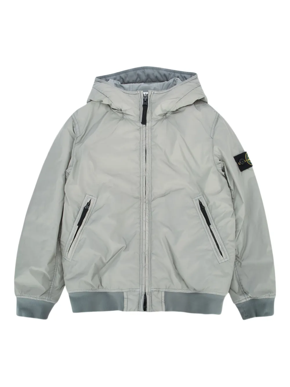 Stone Island Junior hooded bomber jacket V0064|DUST