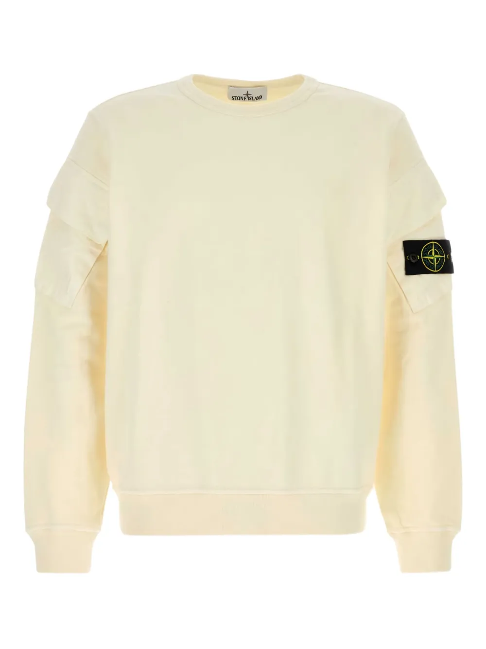 Stone Island Sweater met zakdetail Beige