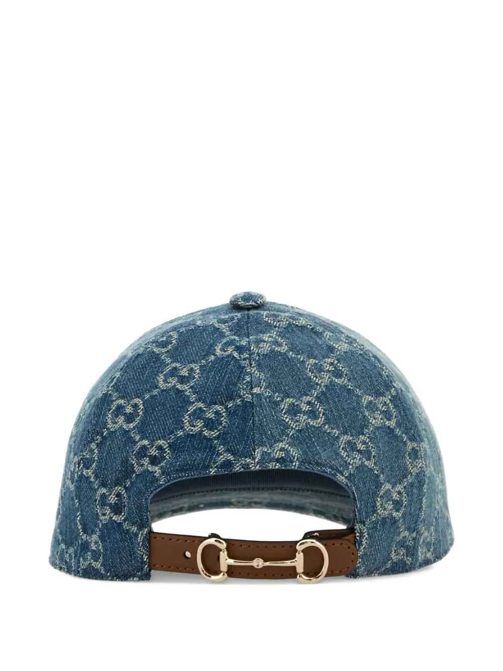 Gucci GG denim honkbalpet - Blauw