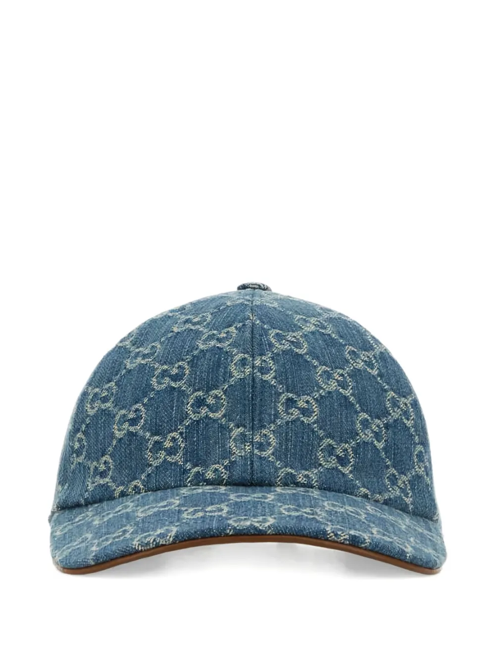 Gucci GG denim honkbalpet Blauw