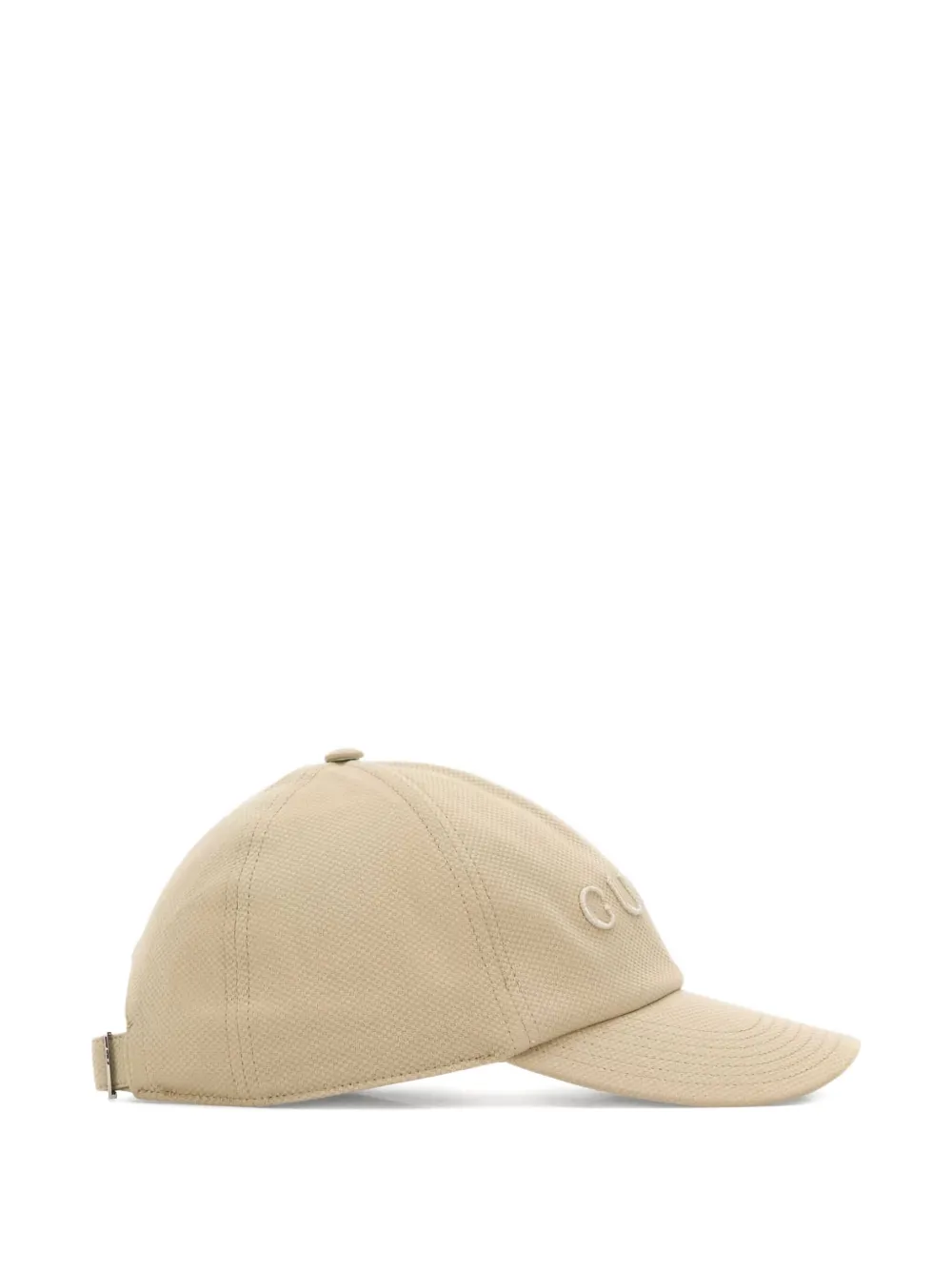  Gucci Logo-embroidered Baseball Cap - Neutrals 