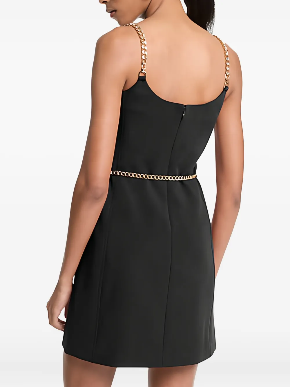 Michael Michael Kors chain-strap mini dress - Zwart