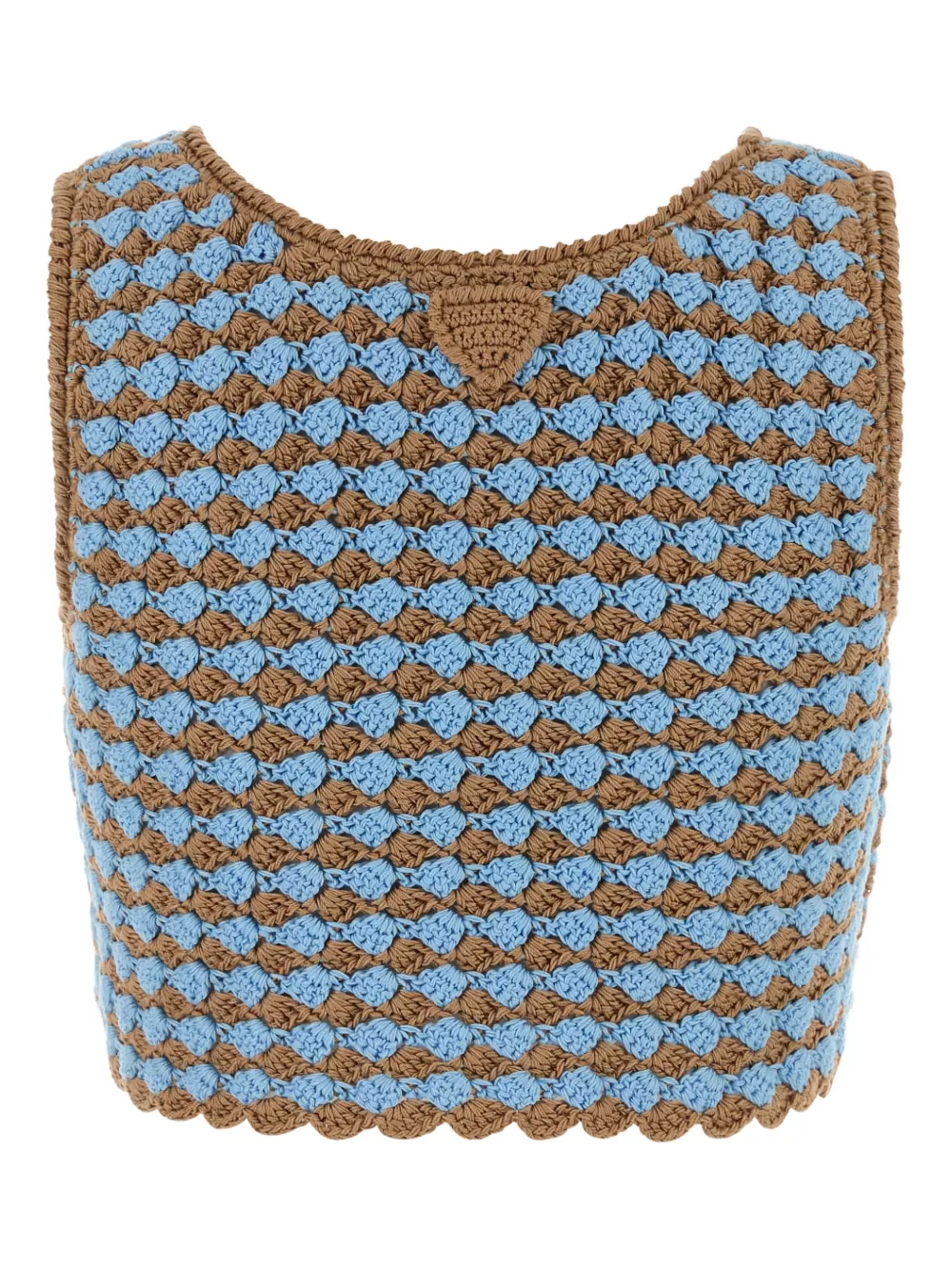 Prada Gehaakte top Blauw