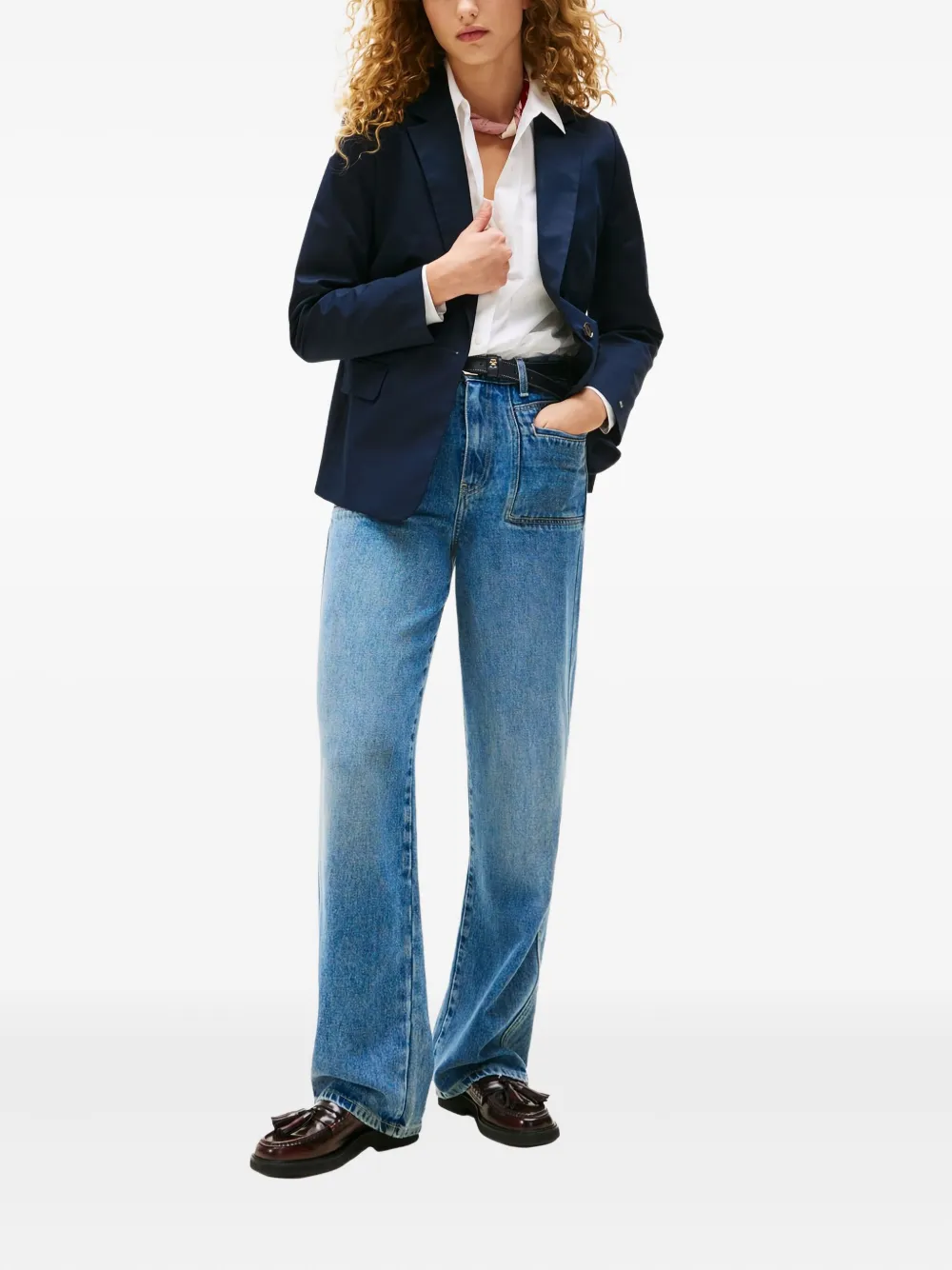 Tommy Hilfiger Long Sleeve Casual Jacket In Blue