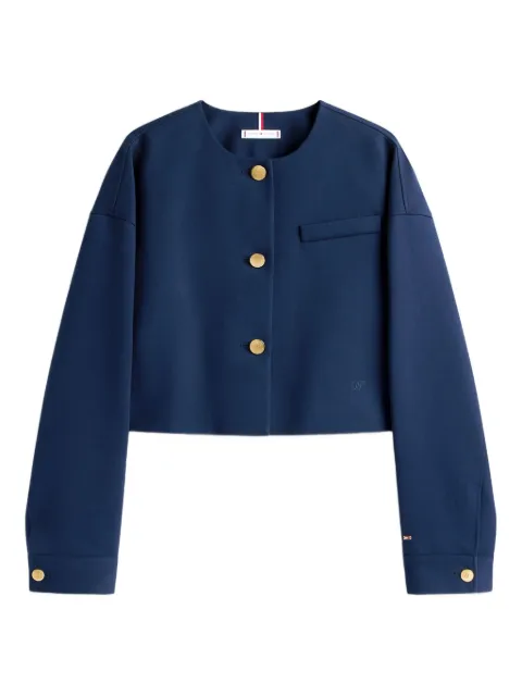Tommy Hilfiger cropped welt-pocket jacket 