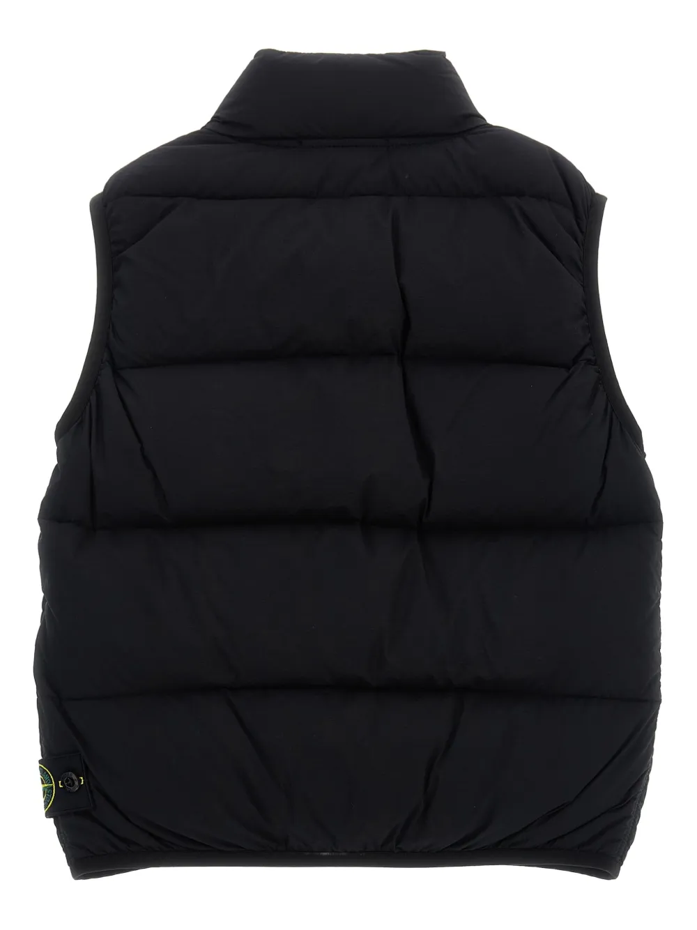 Stone Island Junior quilted zip-front gilet Zwart