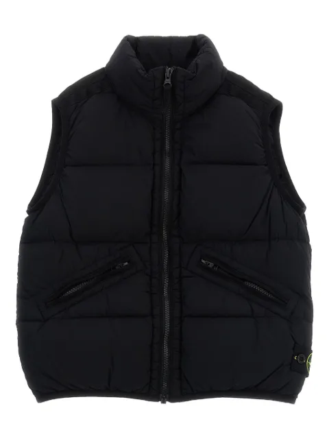 Stone Island Junior quilted zip-front gilet