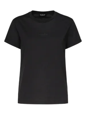 Courrèges AC Cotton T-shirt | Black | FARFETCH