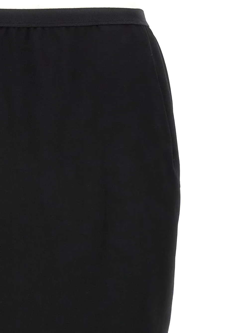 Rick Owens Pillar maxi-rok met split Zwart