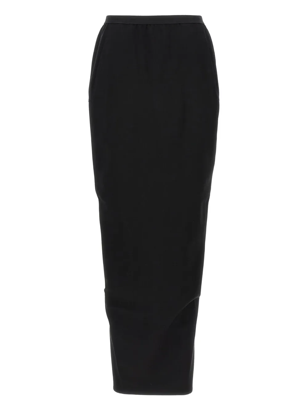 Rick Owens Pillar back-split maxi skirt Zwart