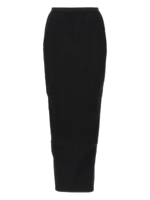Rick Owens thigh-high Slit Skirt | Black | FARFETCH