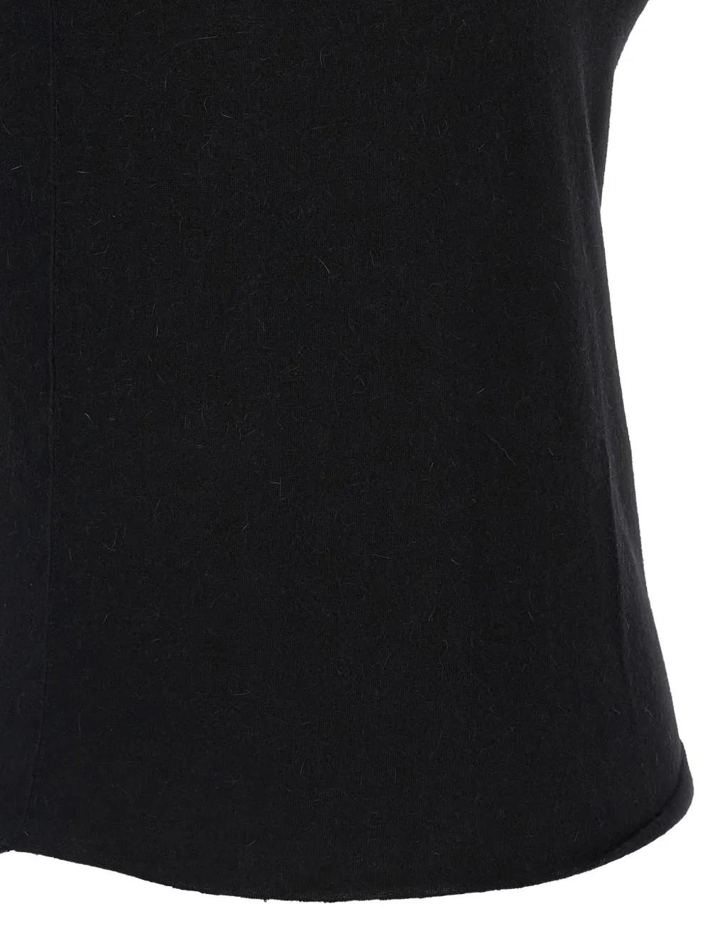 Rick Owens Gerafeld T-shirt met ronde hals Zwart