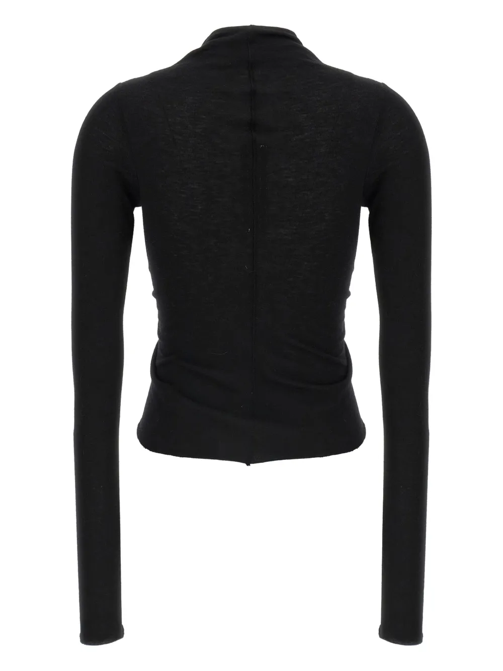 Rick Owens Top met lange mouwen en metalen beugel Black