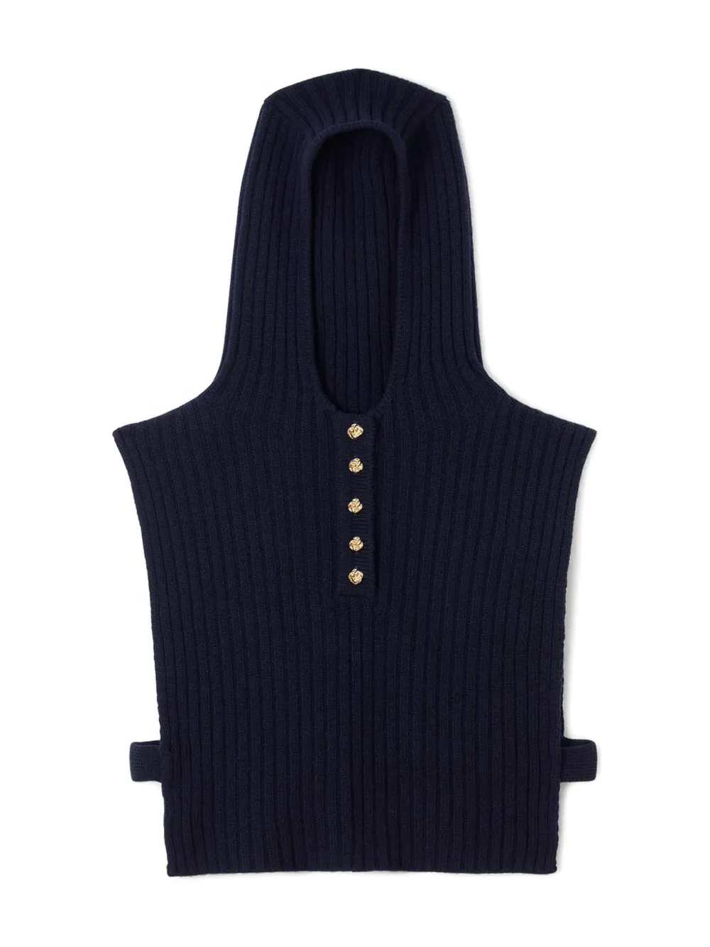 SANDRO mascada con capucha y botones | azul | Image 1