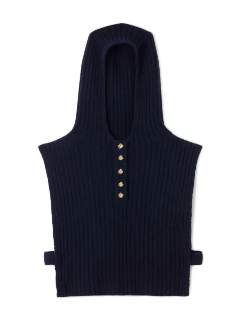 SANDRO hooded buttoned scarf