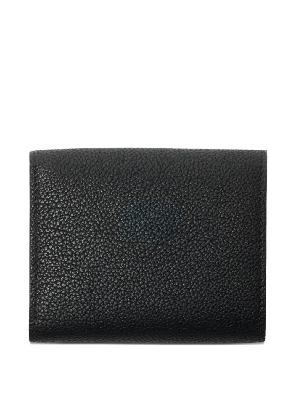 Burberry Cotswolds leather check-engraved wallet Zwart