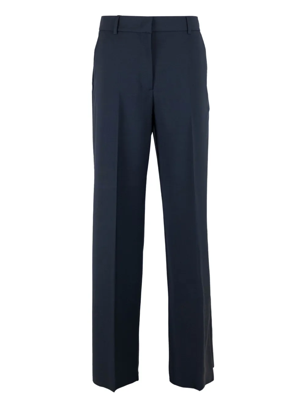 Max Mara front-pleated trousers Blauw