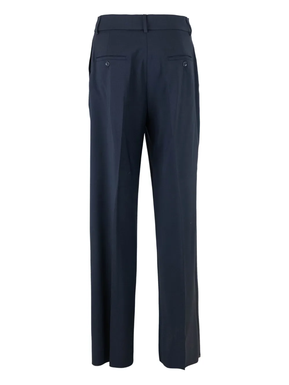 Max Mara front-pleated trousers - Blauw
