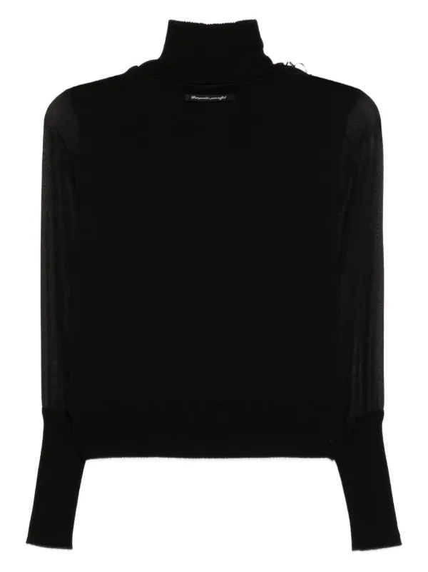 Undercover sparkle-tassel Top | Black | FARFETCH RO