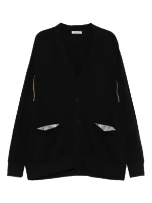 Yohji Yamamoto ジップアップ カーディガン | ブラック | FARFETCH JP